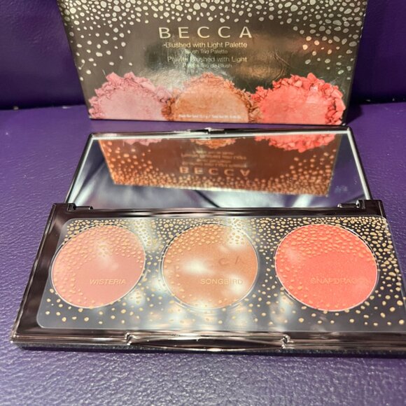BECCA Blushed With Light Palette Blush Trio Limited Edition - Picture 3 of 7